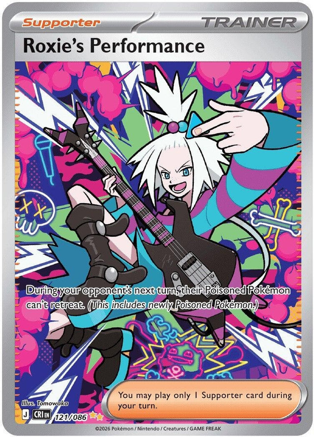 Image for Roxie's Performance (121/086) (Holofoil) (ME04: Chaos Rising) - Pokemon