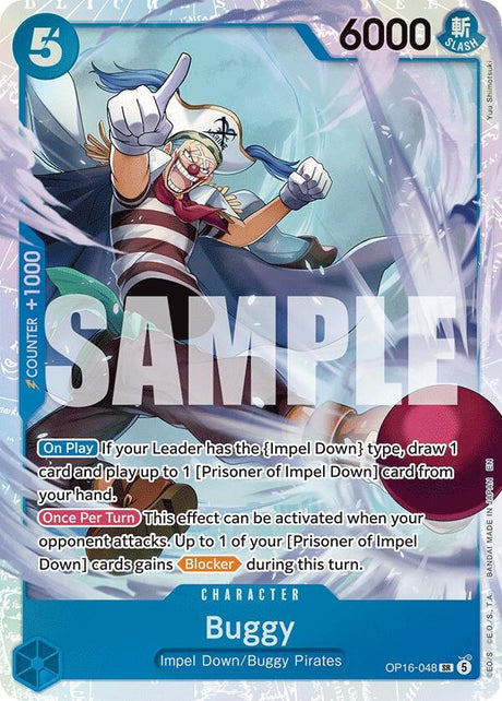 Image for Buggy (048) (OP16-048) (Foil) (The Time of Battle) - One Piece Card Game
