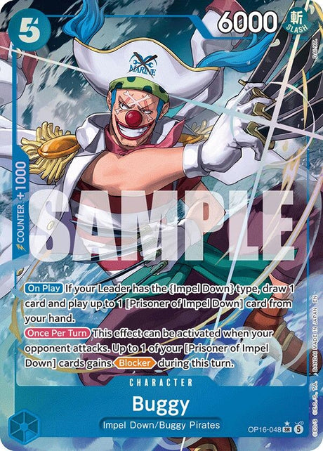 Image for Buggy (048) (Alternate Art) (OP16-048) (Foil) (The Time of Battle) - One Piece Card Game