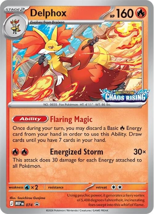 Delphox - 074 (074) (Holofoil) (ME: Mega Evolution Promo)