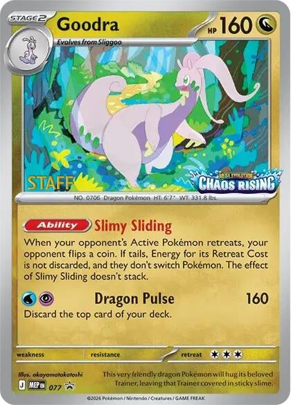 Image for Goodra - 077 [Staff] (077) (Holofoil) (ME: Mega Evolution Promo) - Pokemon