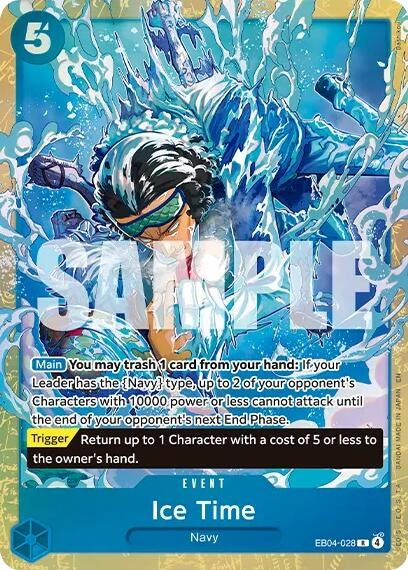 Image for Ice Time (Premium Card Collection -Best Selection Vol. 6-) (EB04-028) (Foil) (One Piece Promotion Cards) (OP-PR) - One Piece Card Game