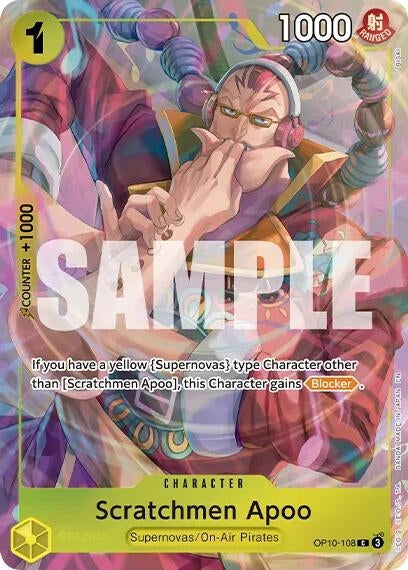 Image for Scratchmen Apoo (Premium Card Collection -Best Selection Vol. 6-) (OP10-108) (Foil) (One Piece Promotion Cards) (OP-PR) - One Piece Card Game