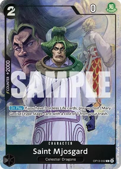 Image for Saint Mjosgard (Premium Card Collection -Best Selection Vol. 6-) (OP13-092) (Foil) (One Piece Promotion Cards) (OP-PR) - One Piece Card Game