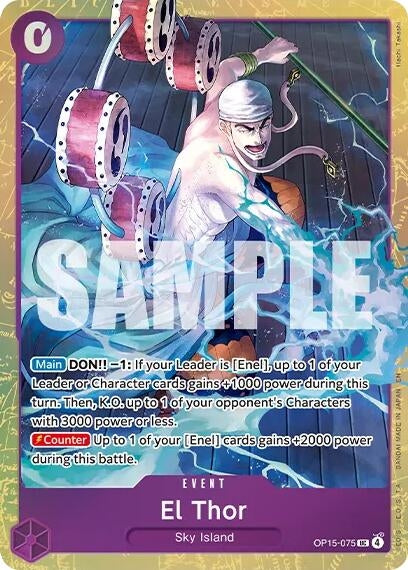 Image for El Thor (Premium Card Collection -Best Selection Vol. 6-) (OP15-075) (Foil) (One Piece Promotion Cards) (OP-PR) - One Piece Card Game