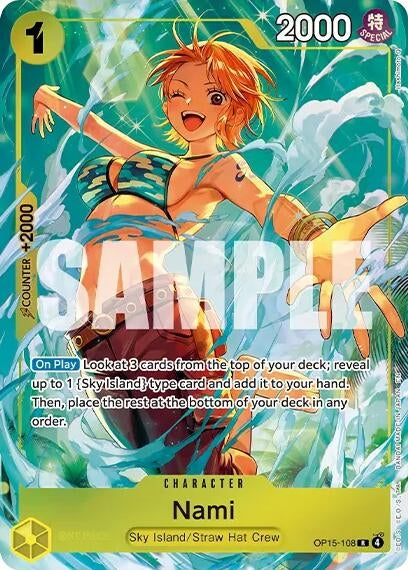 Image for Nami (Premium Card Collection -Best Selection Vol. 6-) (OP15-108) (Foil) (One Piece Promotion Cards) (OP-PR) - One Piece Card Game