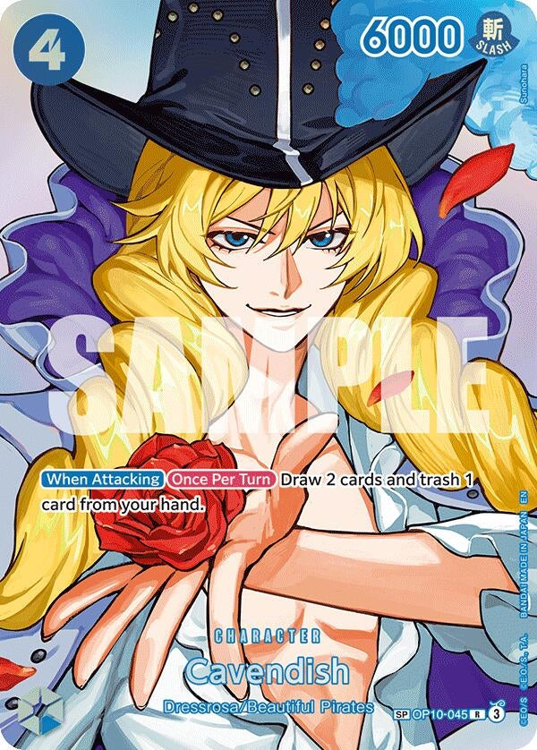 Image for Cavendish (SP) (OP10-045) (Foil) (The Time of Battle) - One Piece Card Game