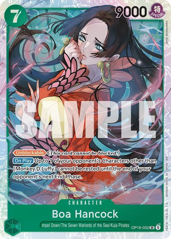 Image for Boa Hancock (OP16-032) (Foil) (The Time of Battle) - One Piece Card Game