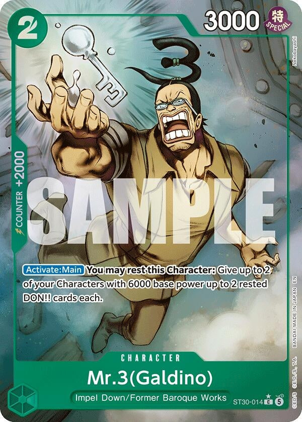 Mr.3(Galdino) (Full Art) (ST30-014) (Foil) (Starter Deck EX: Luffy & Ace)