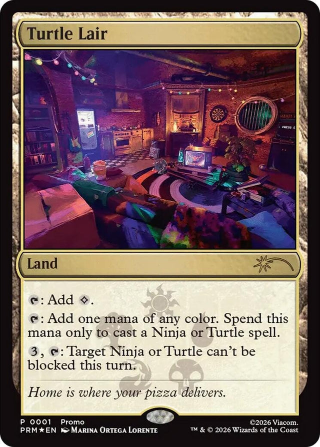 Image for Turtle Lair (Costco Bundle) (1) (Foil) (Unique and Miscellaneous Promos) (UMP) - Magic: The Gathering
