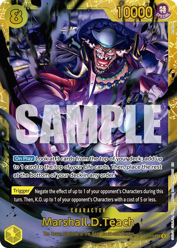 Image for Marshall.D.Teach (119) (OP16-119) (Foil) (The Time of Battle) - One Piece Card Game