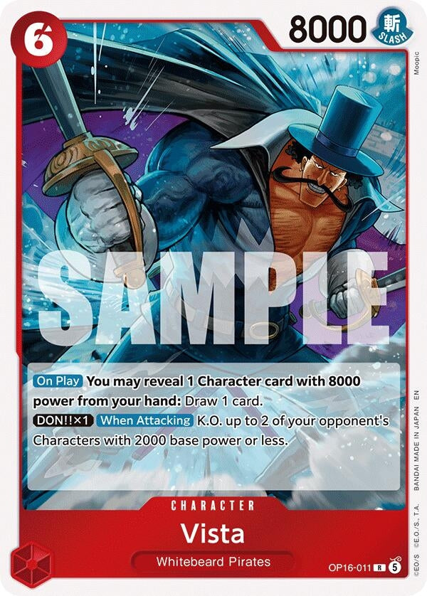 Image for Vista (OP16-011) (Foil) (The Time of Battle) - One Piece Card Game