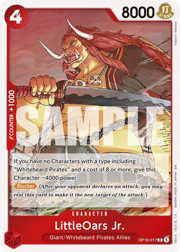 Image for LittleOars Jr. (OP16-017) (Foil) (The Time of Battle) - One Piece Card Game