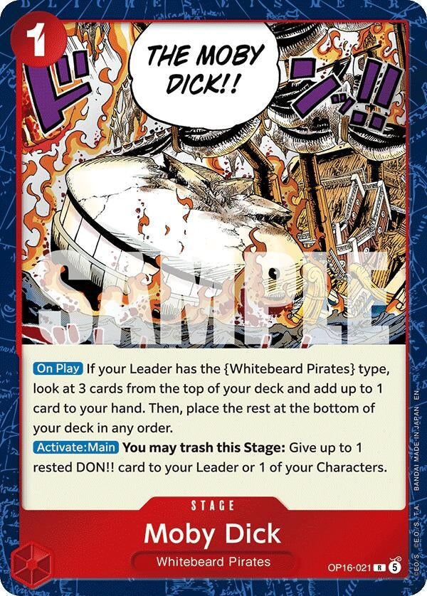 Image for Moby Dick (OP16-021) (Foil) (The Time of Battle) - One Piece Card Game