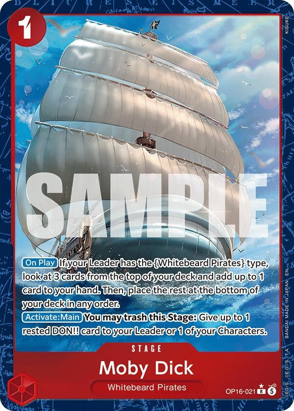Image for Moby Dick (Alternate Art) (OP16-021) (Foil) (The Time of Battle) - One Piece Card Game