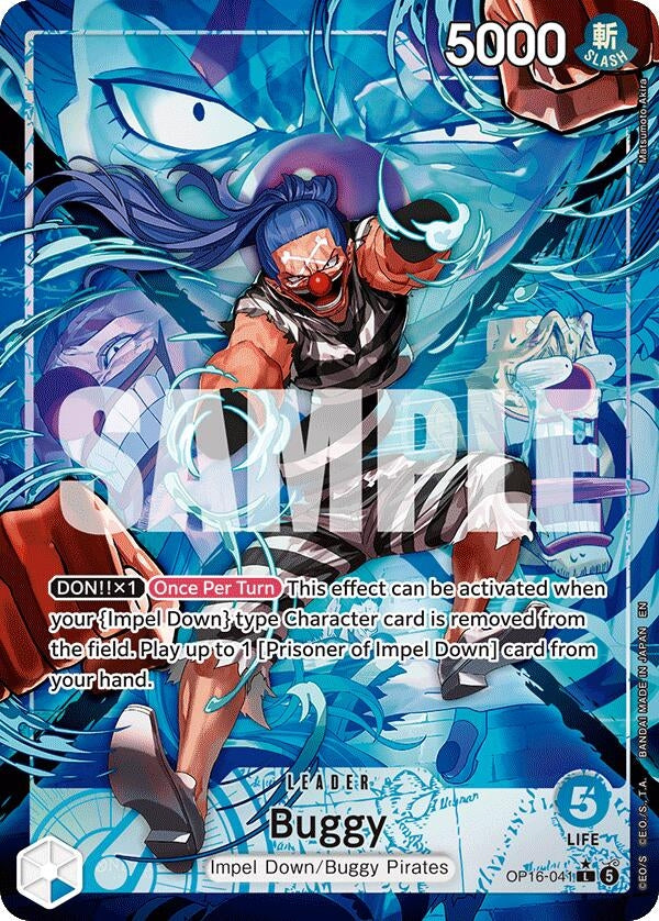 Image for Buggy (041) (Alternate Art) (OP16-041) (Foil) (The Time of Battle) - One Piece Card Game