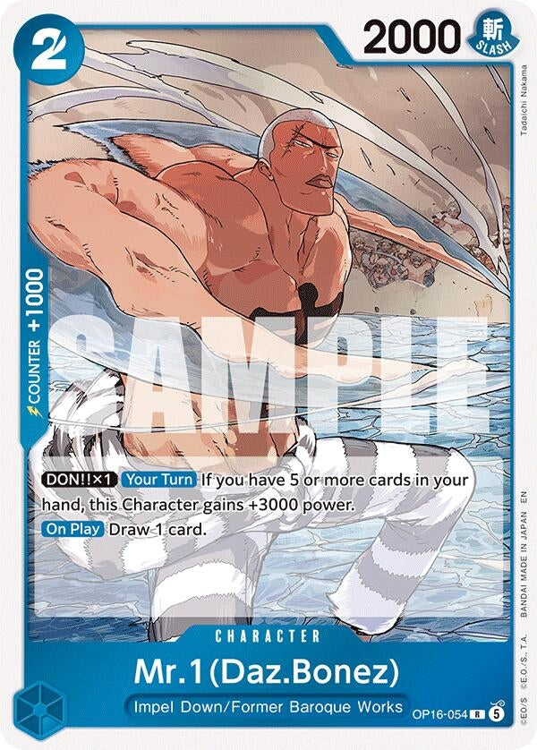 Image for Mr.1(Daz.Bonez) (OP16-054) (Foil) (The Time of Battle) - One Piece Card Game