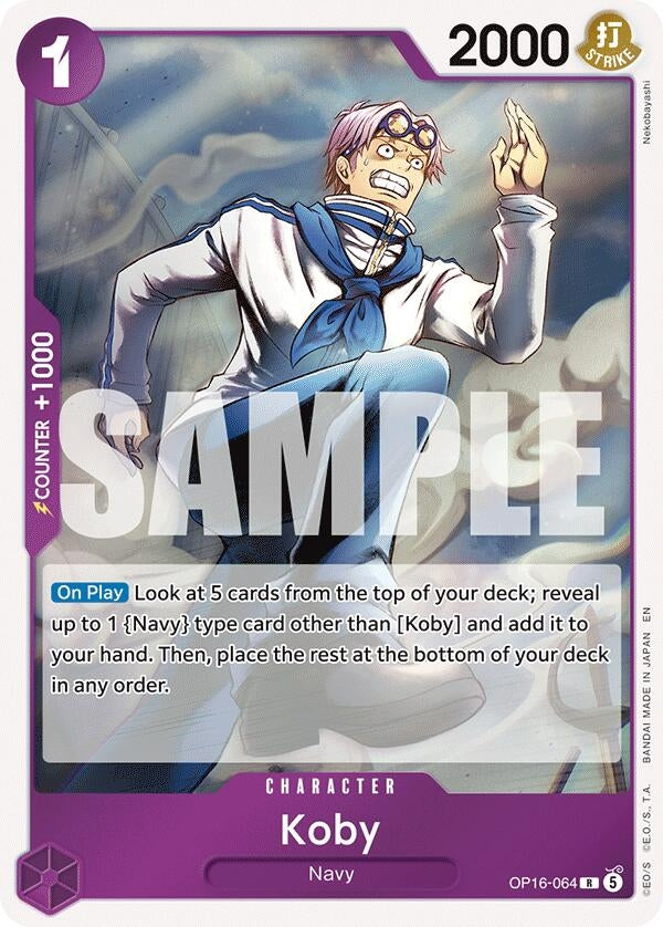Image for Koby (OP16-064) (Foil) (The Time of Battle) - One Piece Card Game