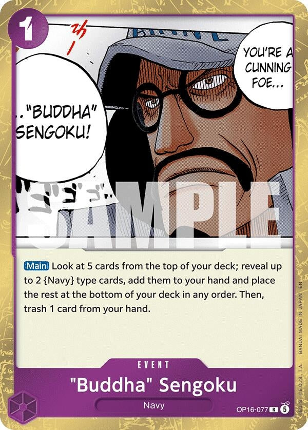 Image for "Buddha" Sengoku (OP16-077) (Foil) (The Time of Battle) - One Piece Card Game