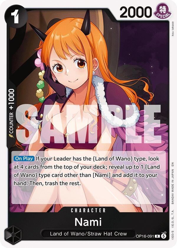 Image for Nami (OP16-091) (Foil) (The Time of Battle) - One Piece Card Game