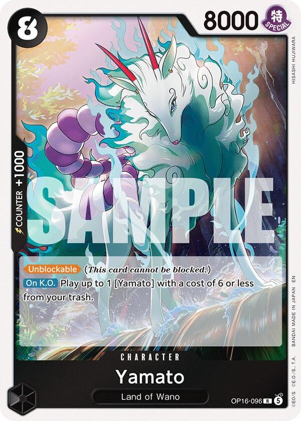 Image for Yamato (096) (OP16-096) (Foil) (The Time of Battle) - One Piece Card Game
