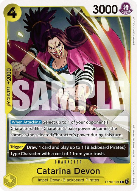 Image for Catarina Devon (OP16-104) (Foil) (The Time of Battle) - One Piece Card Game