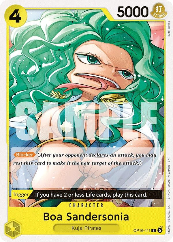 Image for Boa Sandersonia (OP16-111) (The Time of Battle) - One Piece Card Game