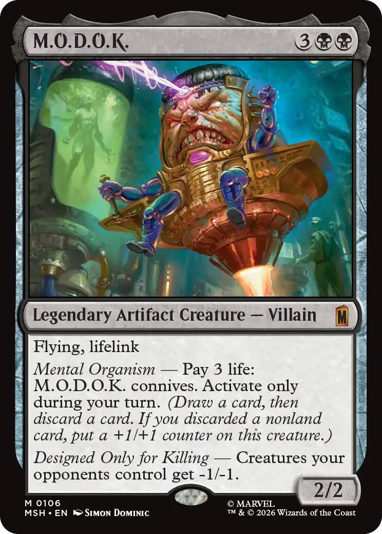 Image for M.O.D.O.K. (106) (Marvel Super Heroes) (MSH) - Magic: The Gathering