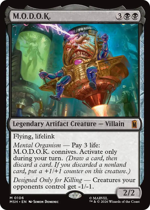 Image for M.O.D.O.K. (106) (Marvel Super Heroes) (MSH) - Magic: The Gathering