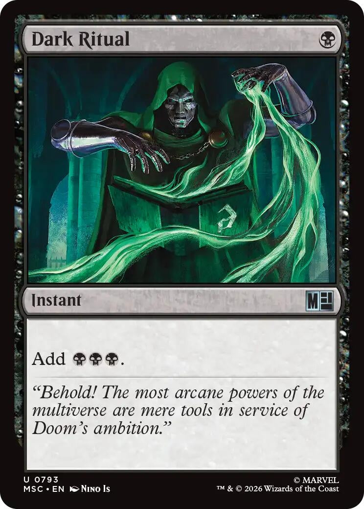 Image for Dark Ritual (793) (Commander: Marvel Super Heroes) (MSC) - Magic: The Gathering