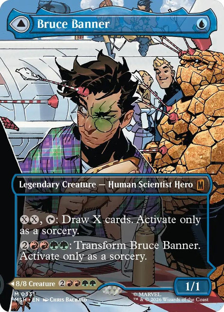 Image for Bruce Banner (Borderless) (0331) (331) (Marvel Super Heroes) (MSH) - Magic: The Gathering