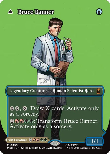 Image for Bruce Banner (Borderless) (0359) (359) (Marvel Super Heroes) (MSH) - Magic: The Gathering