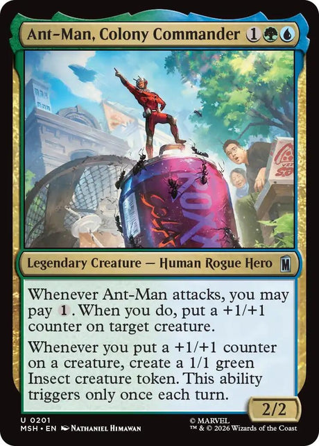 Image for Ant-Man, Colony Commander (201) (Marvel Super Heroes) (MSH) - Magic: The Gathering