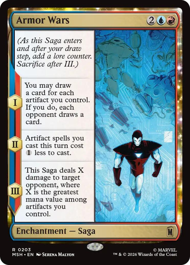 Image for Armor Wars (203) (Foil) (Marvel Super Heroes) (MSH) - Magic: The Gathering