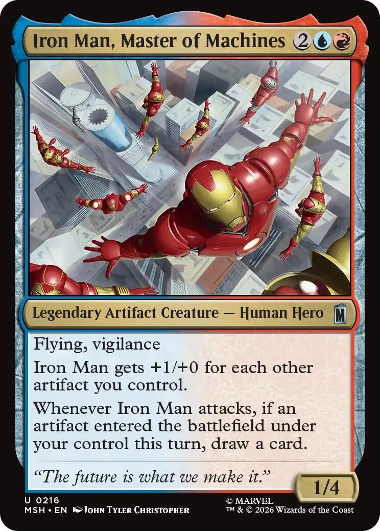 Image for Iron Man, Master of Machines (216) (Marvel Super Heroes) (MSH) - Magic: The Gathering