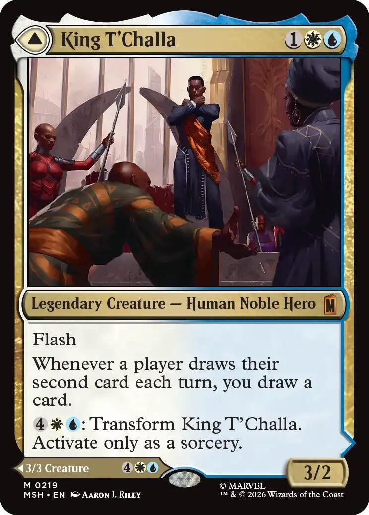 Image for King T'Challa (219) (Marvel Super Heroes) (MSH) - Magic: The Gathering
