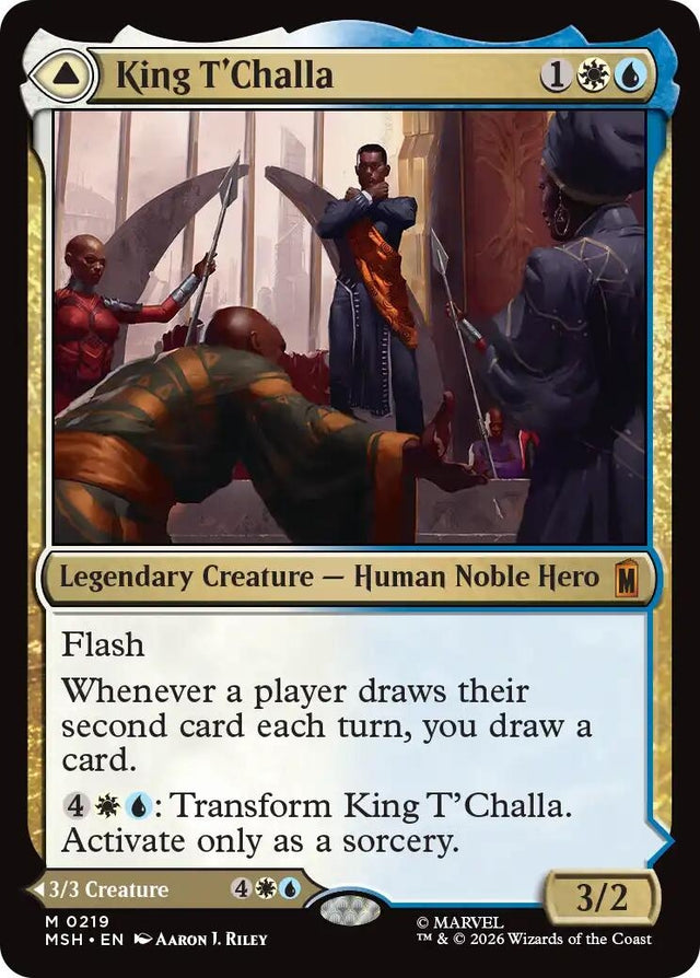 Image for King T'Challa (219) (Marvel Super Heroes) (MSH) - Magic: The Gathering