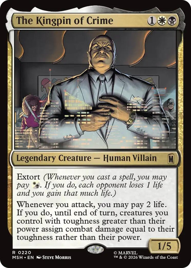 Image for The Kingpin of Crime (220) (Marvel Super Heroes) (MSH) - Magic: The Gathering