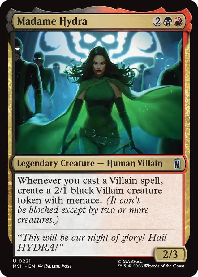 Image for Madame Hydra (221) (Marvel Super Heroes) (MSH) - Magic: The Gathering