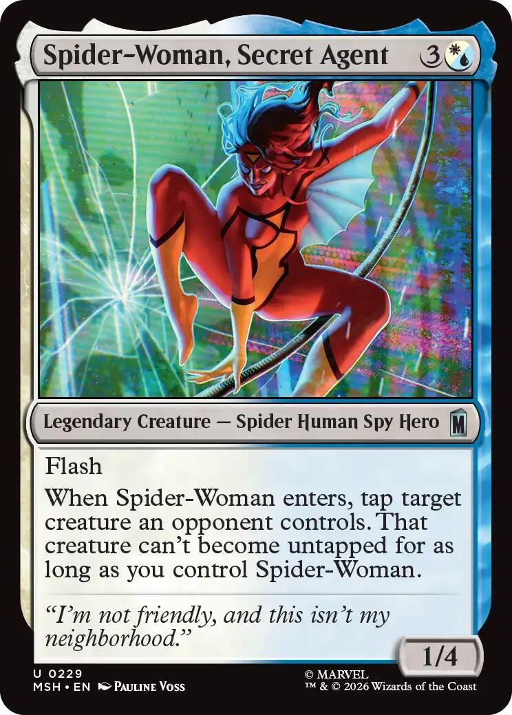 Image for Spider-Woman, Secret Agent (229) (Marvel Super Heroes) (MSH) - Magic: The Gathering