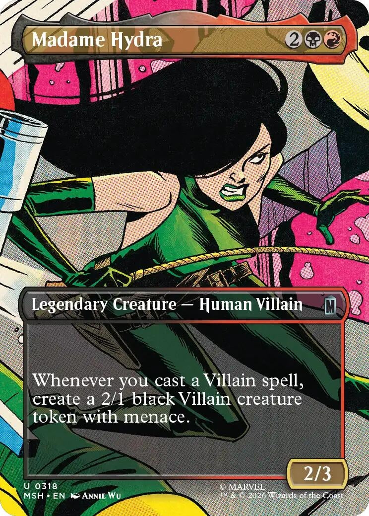 Image for Madame Hydra (Borderless) (318) (Foil) (Marvel Super Heroes) (MSH) - Magic: The Gathering