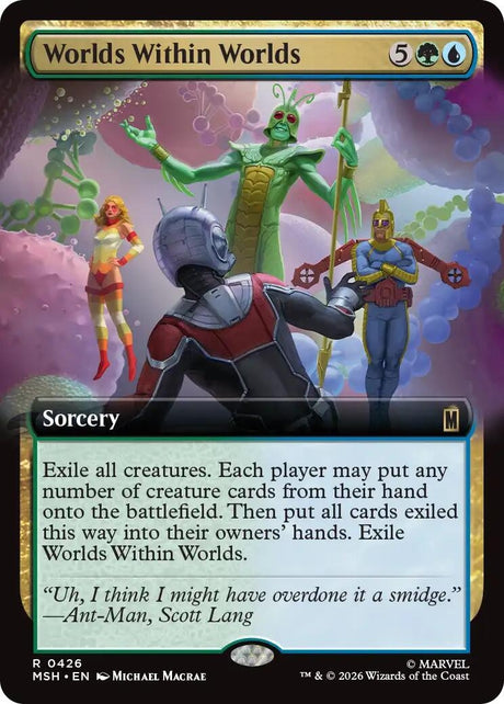 Image for Worlds Within Worlds (Extended Art) (426) (Marvel Super Heroes) (MSH) - Magic: The Gathering