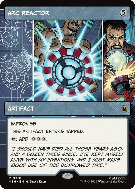 Image for Arc Reactor (Borderless) (310) (Marvel Super Heroes) (MSH) - Magic: The Gathering