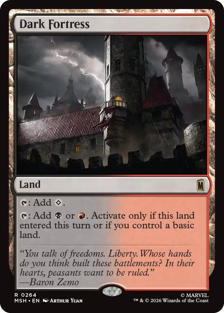 Image for Dark Fortress (264) (Foil) (Marvel Super Heroes) (MSH) - Magic: The Gathering