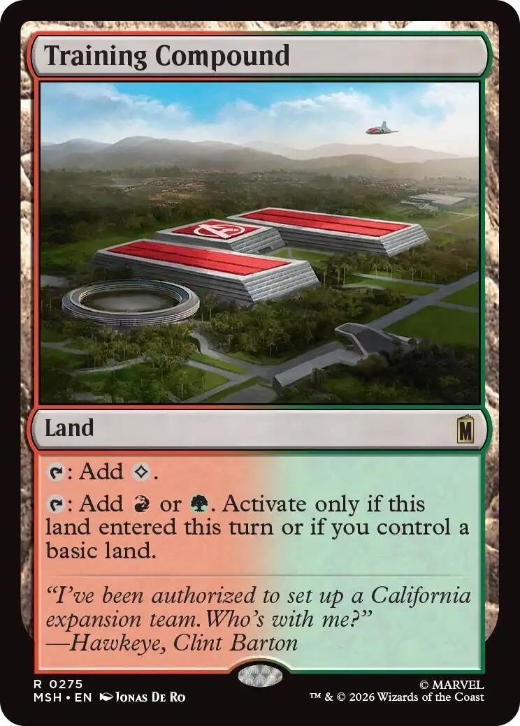 Image for Training Compound (275) (Marvel Super Heroes) (MSH) - Magic: The Gathering