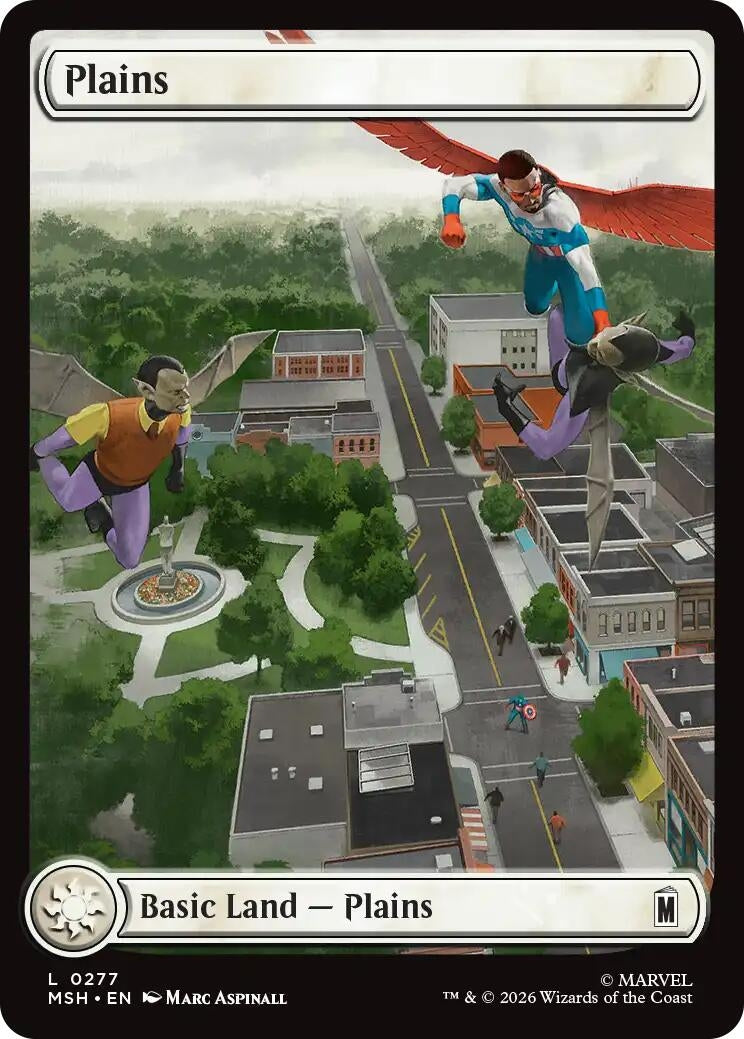 Image for Plains (0277) (277) (Foil) (Marvel Super Heroes) (MSH) - Magic: The Gathering