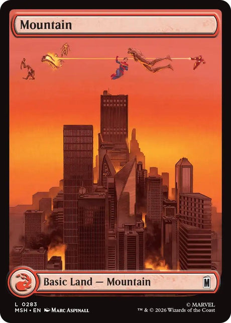 Image for Mountain (0283) (283) (Marvel Super Heroes) (MSH) - Magic: The Gathering