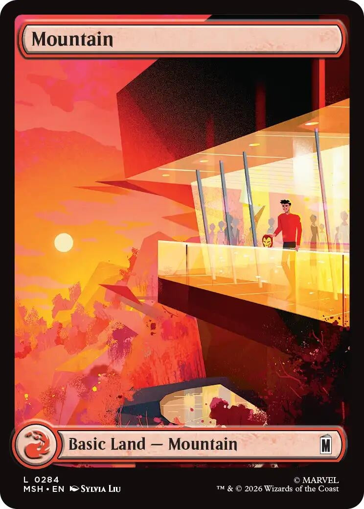 Image for Mountain (0284) (284) (Marvel Super Heroes) (MSH) - Magic: The Gathering