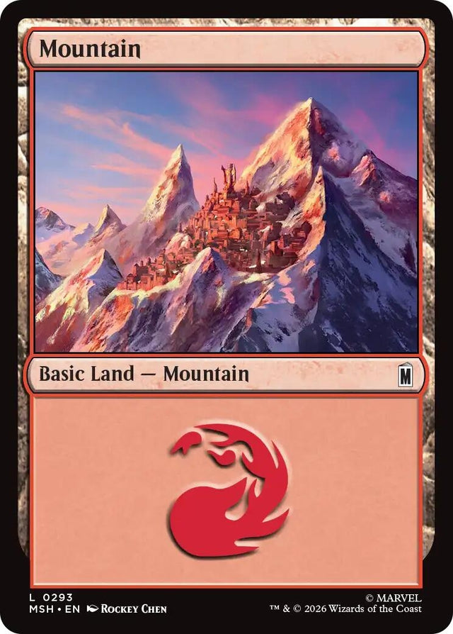 Image for Mountain (0293) (293) (Marvel Super Heroes) (MSH) - Magic: The Gathering