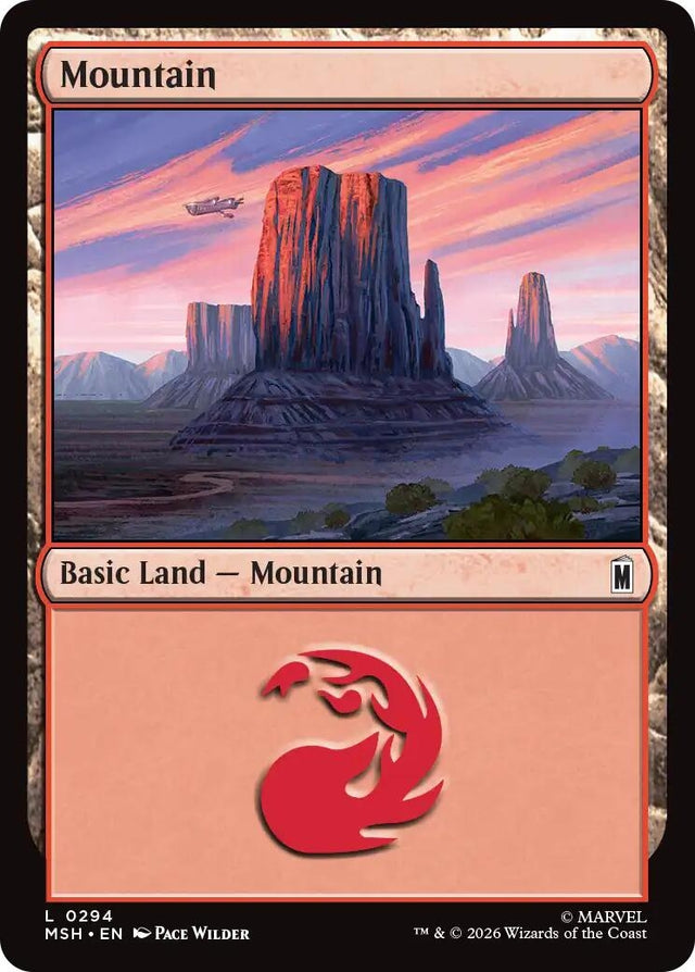 Image for Mountain (0294) (294) (Marvel Super Heroes) (MSH) - Magic: The Gathering